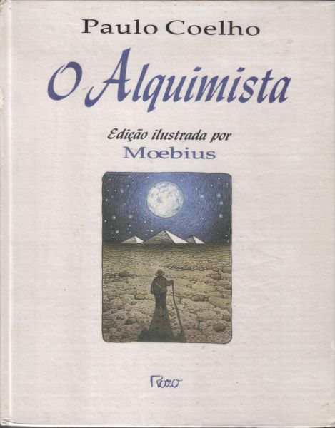 Livro O Alquimista-Paulo Coelho-Edição Ilustrada por Moebius